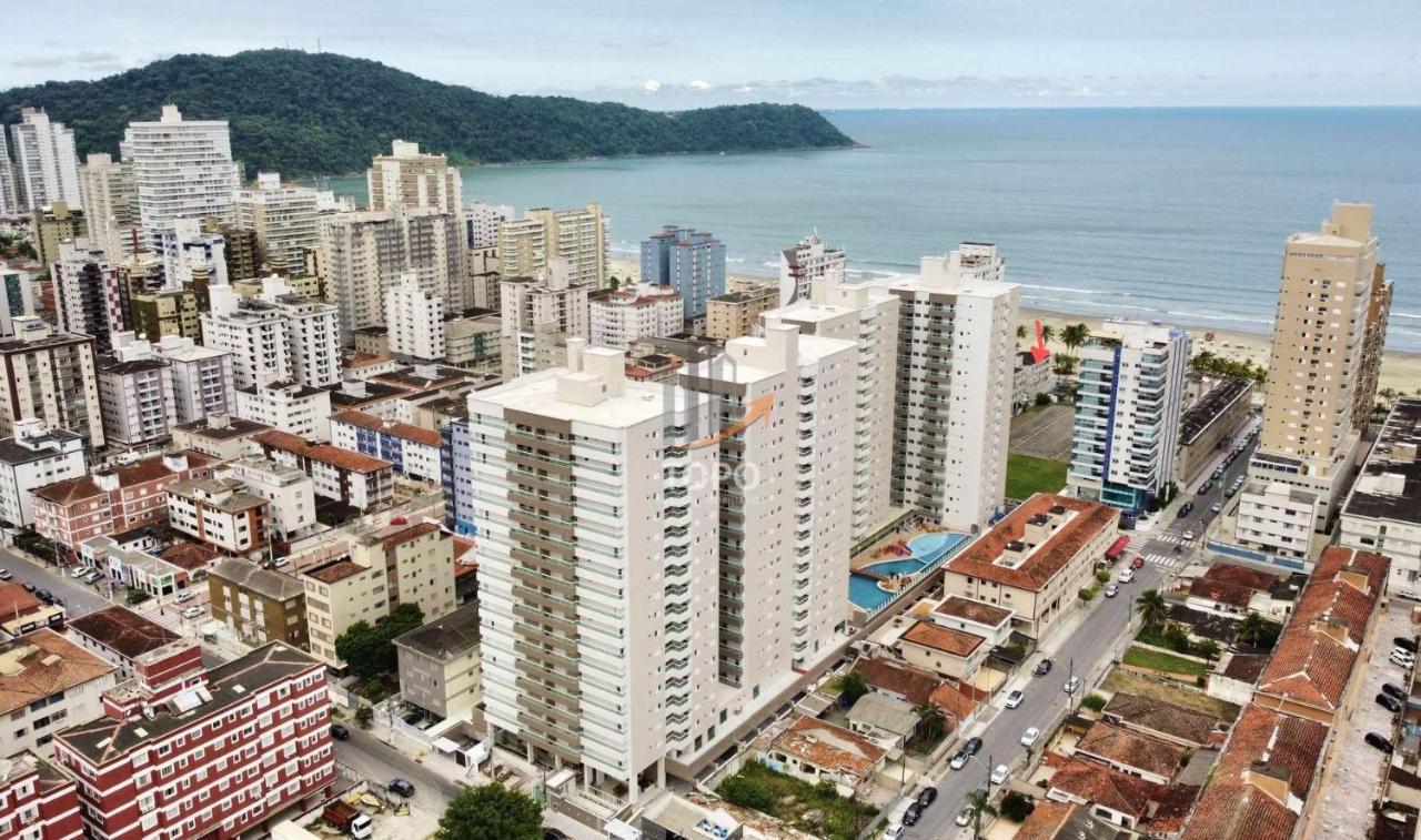 Kitnet Pe Na Areia Vista Mar - Boqueirao Praia Grande-Sp Apartment Praia Grande  Ngoại thất bức ảnh
